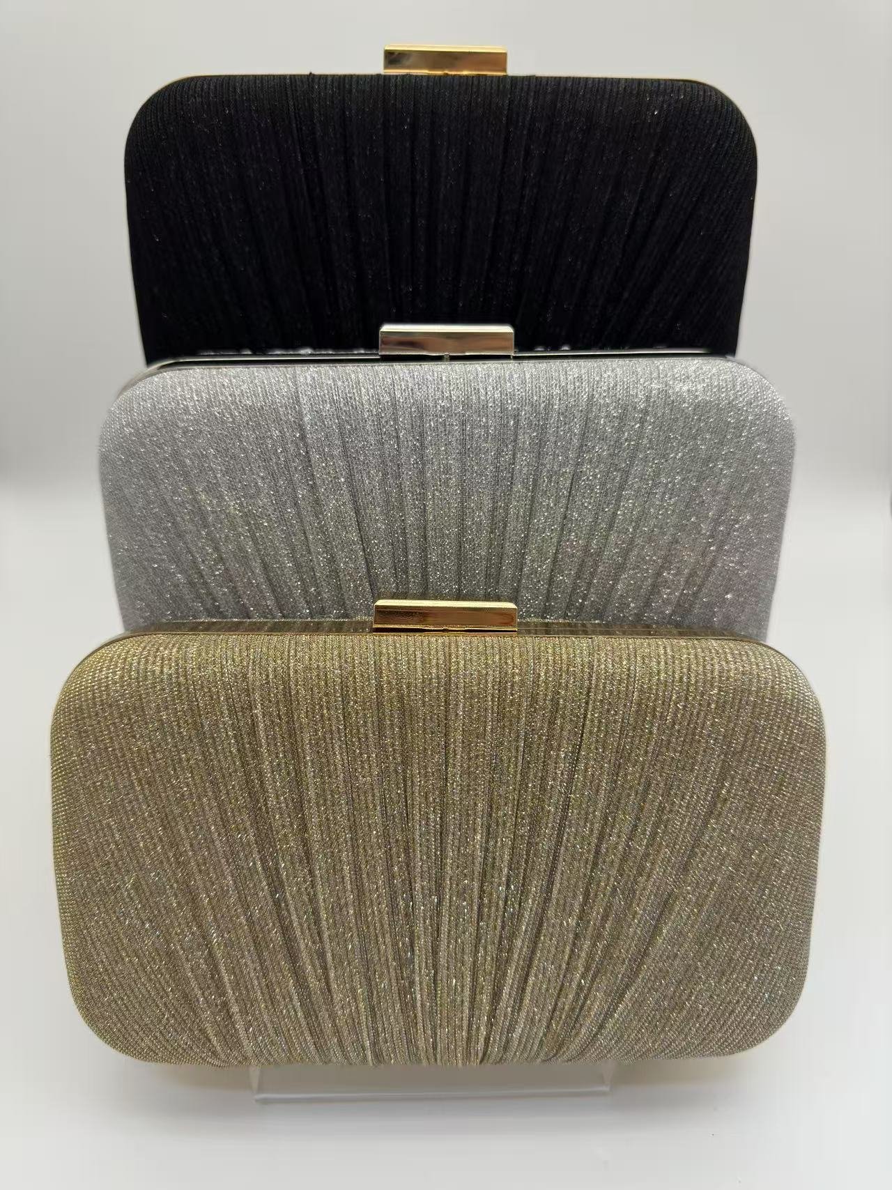 Evening Clutch — Gathered Mini Frame