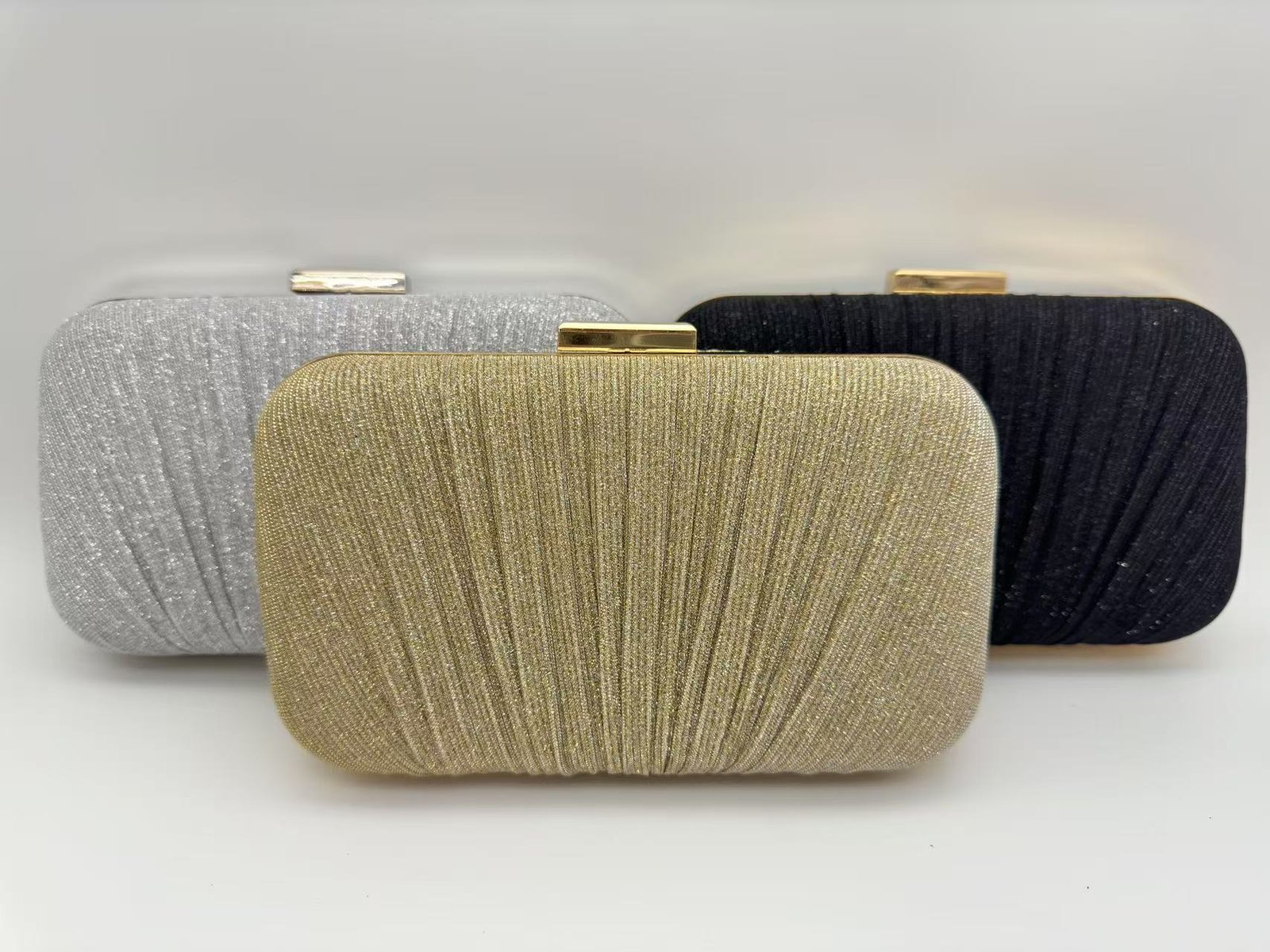 Evening Clutch — Gathered Mini Frame