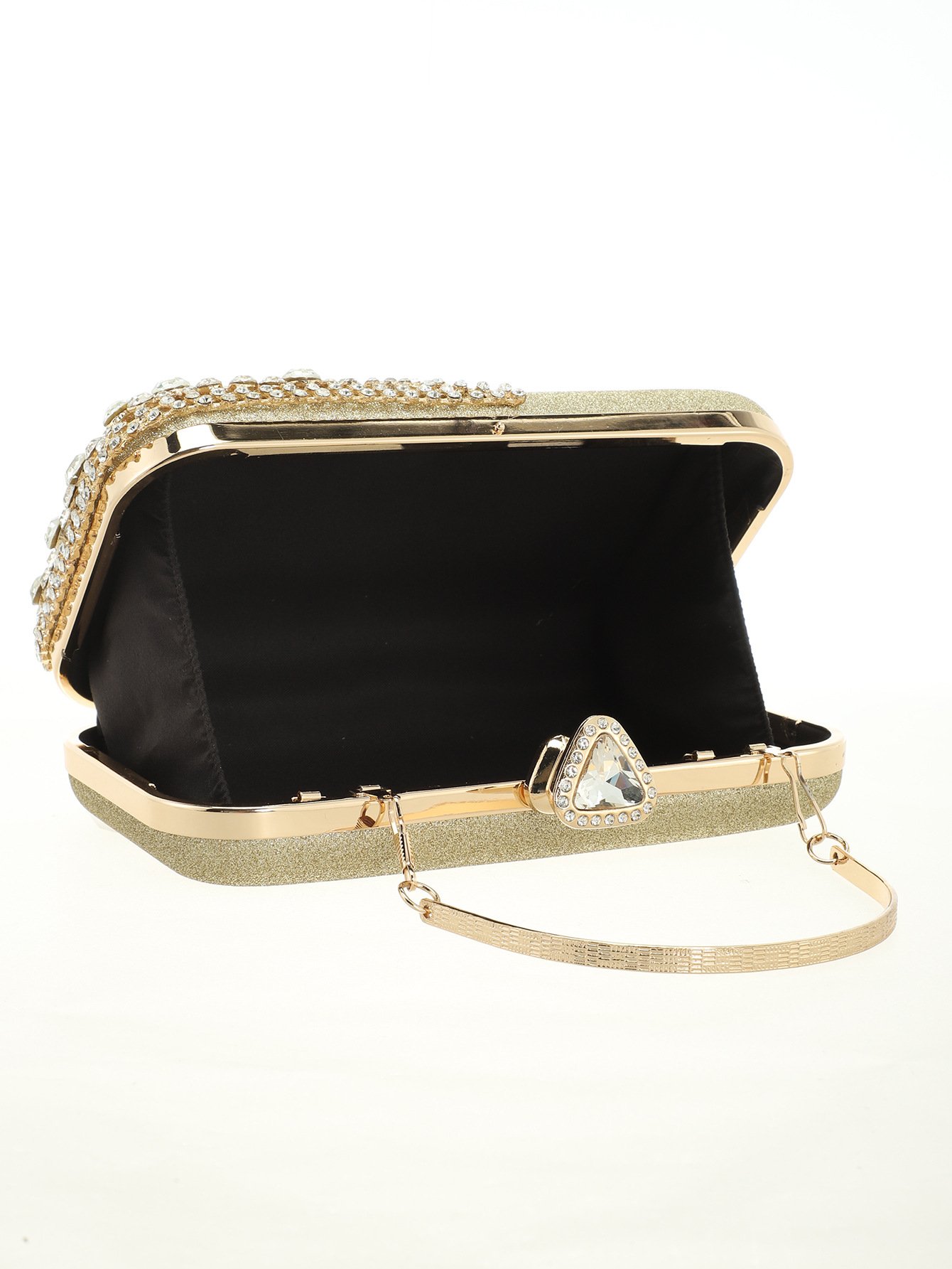 Evening Clutch — Half-Light Rhinestone Frame