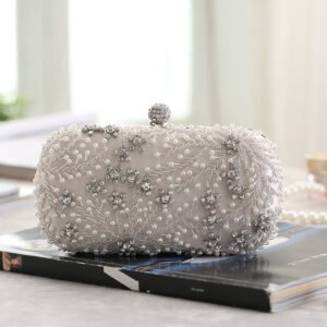 Evening Clutch — Embroidered Bead Box