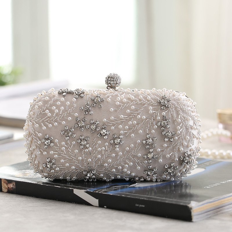 Evening Clutch — Embroidered Bead Box