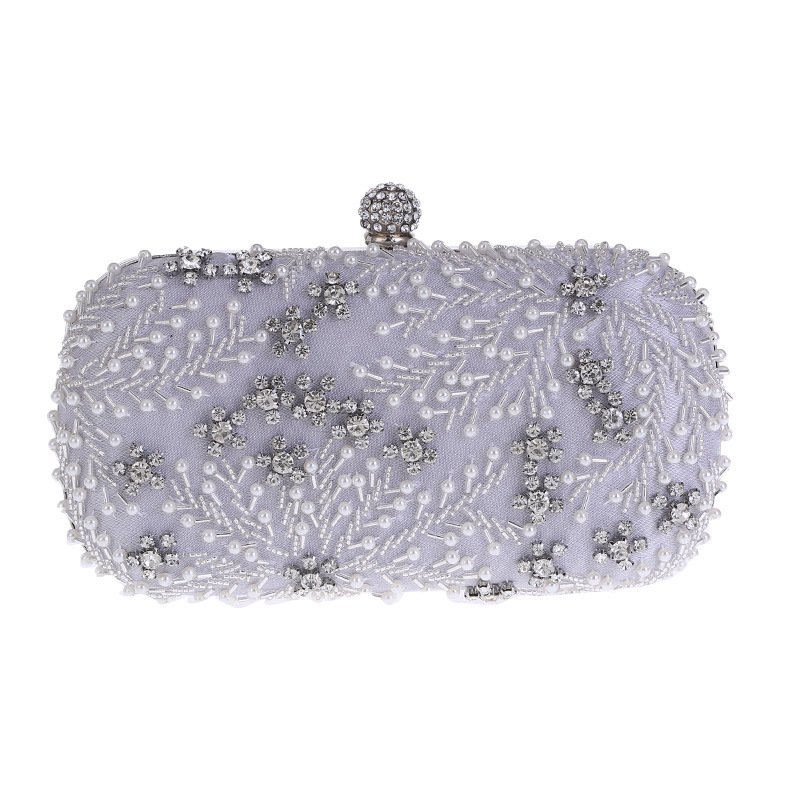 Evening Clutch — Embroidered Bead Box