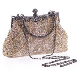 Evening Clutch — Embroidered Trapeze
