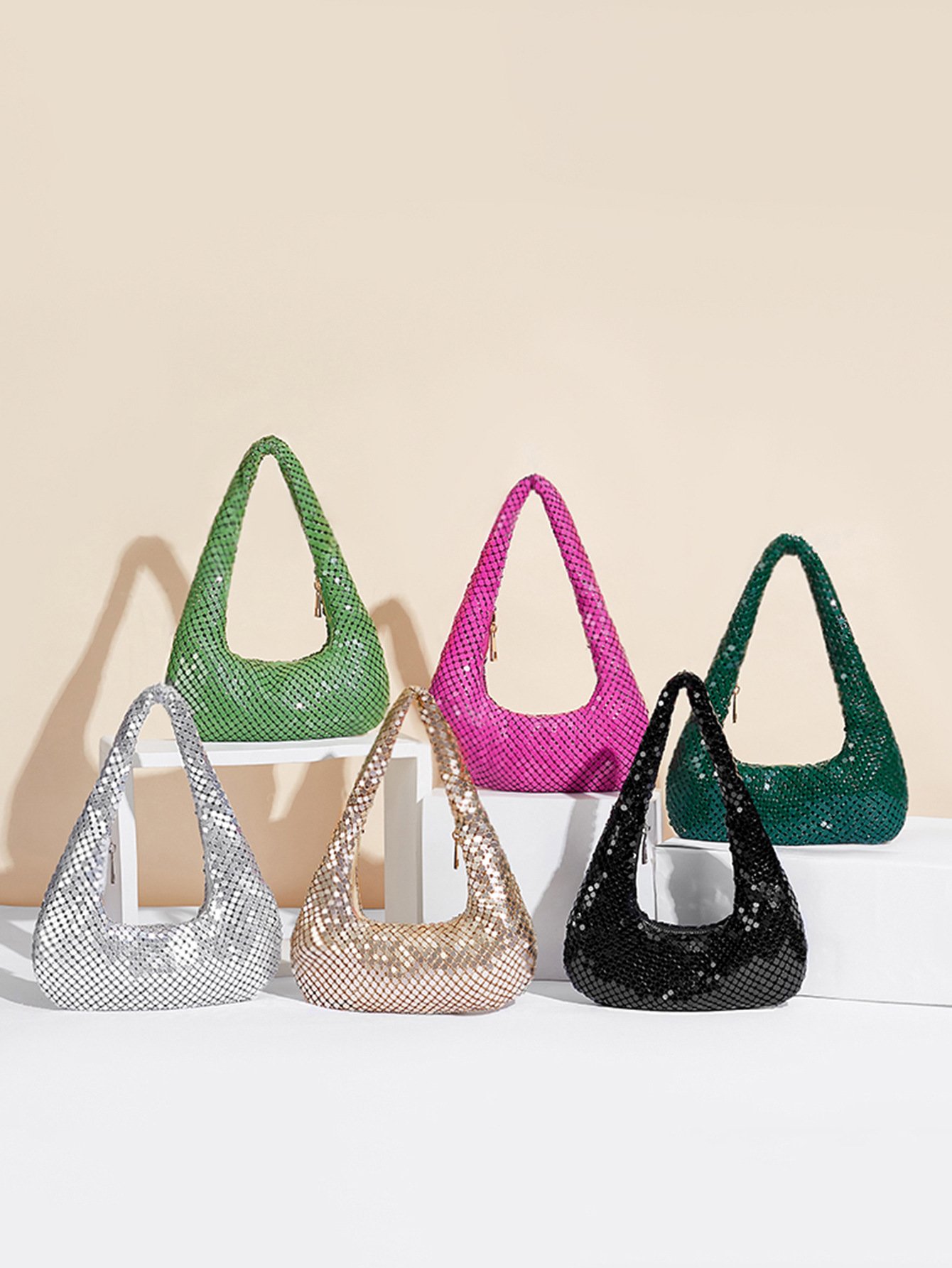 Evening Clutch — Metallic Loop